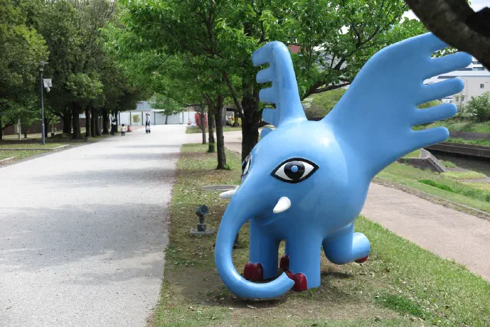 富岩運河環水公園 オブジェ