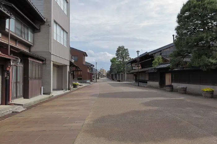 岩瀬地区の街並み