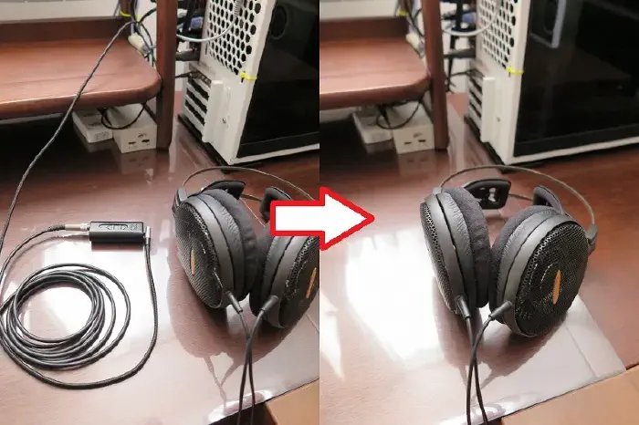 ヘッドフォン ケーブル 変化