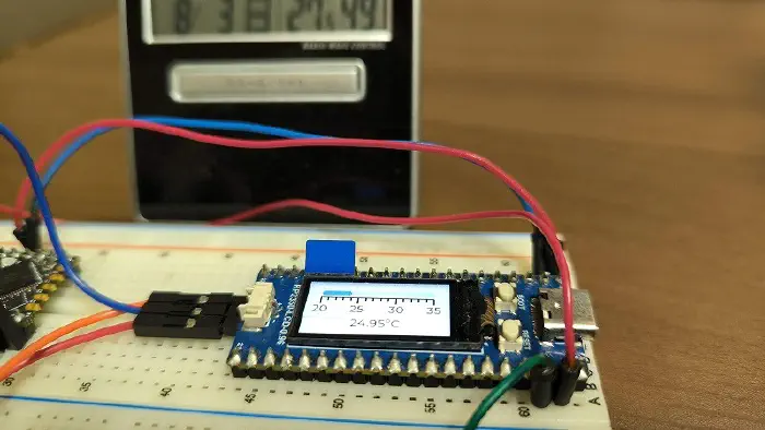 温度センサ デモ