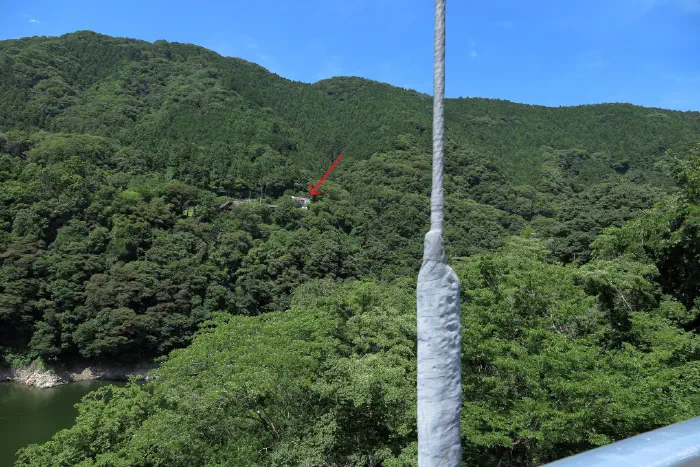 名手橋から名手地区を望む