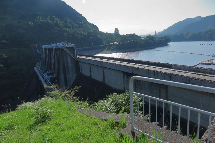 城山ダム展望台からの眺め