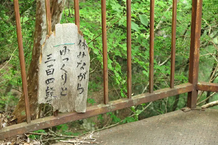 夢のつり橋 階段