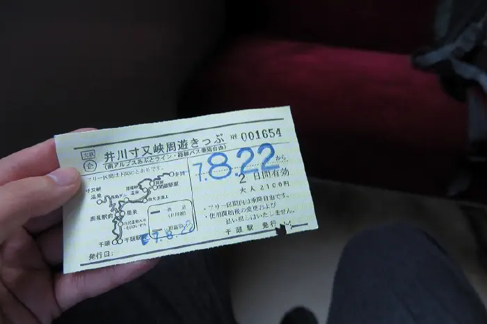 井川寸又峡周遊きっぷ