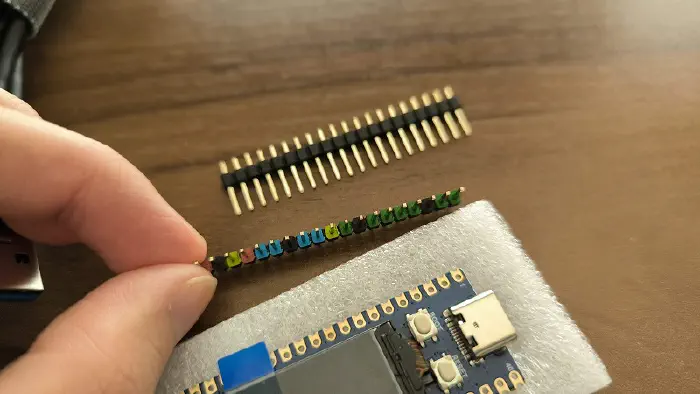 専用ピンヘッダ