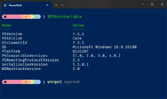 PowerShell 7 + Starship